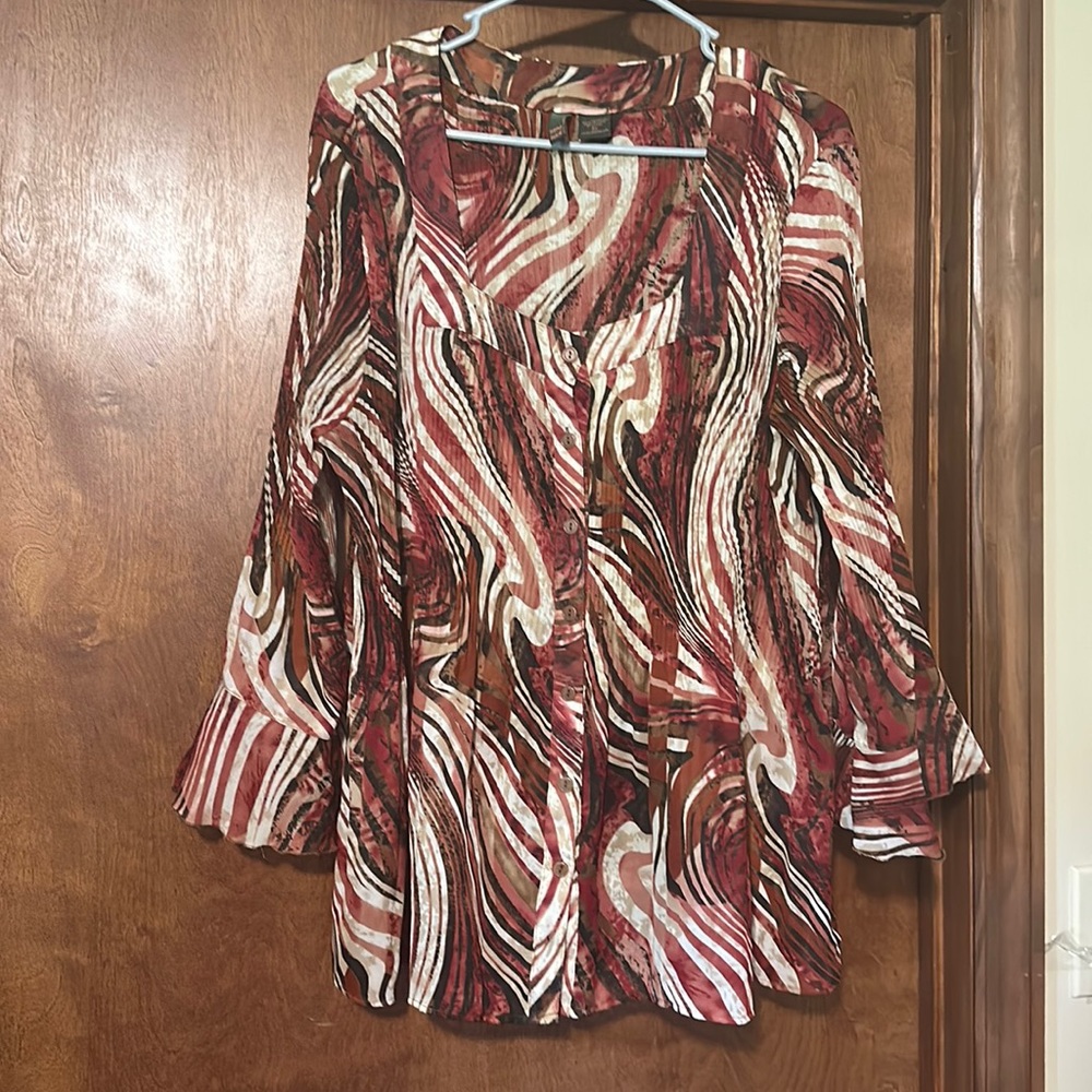 Vintage 3x Sere Nade Blouse. Multi color.